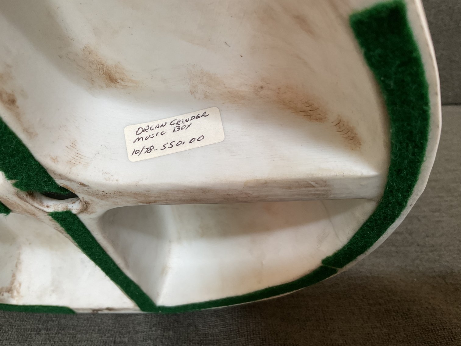 Image for Capodimonte Organ Grinder & Monkey Figurine