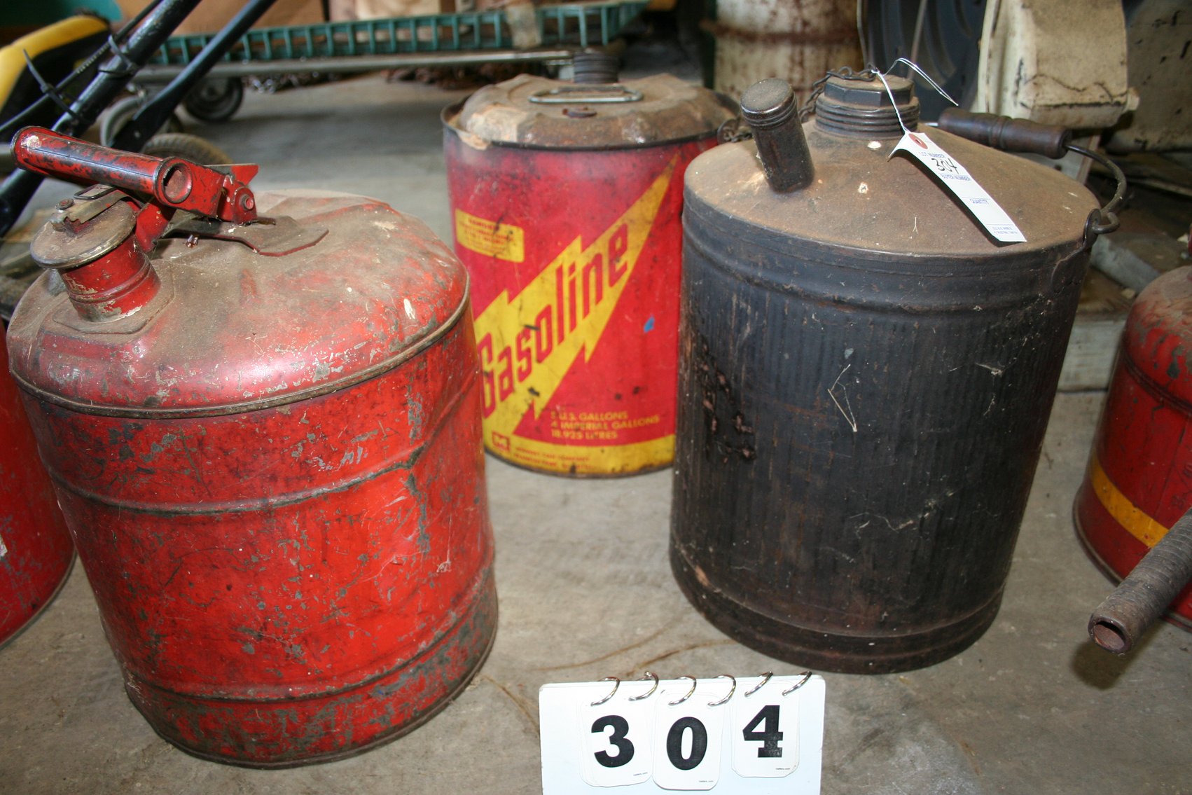 Image for Vintage Metal Gas Cans