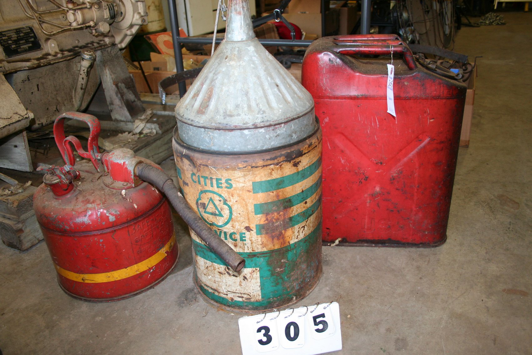 Image for Vintage Metal Gas Cans