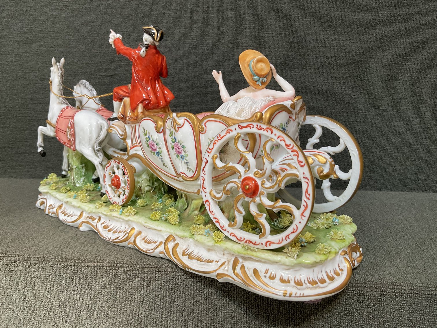 Image for Capodimonte Tiche “Carriage” Figurine