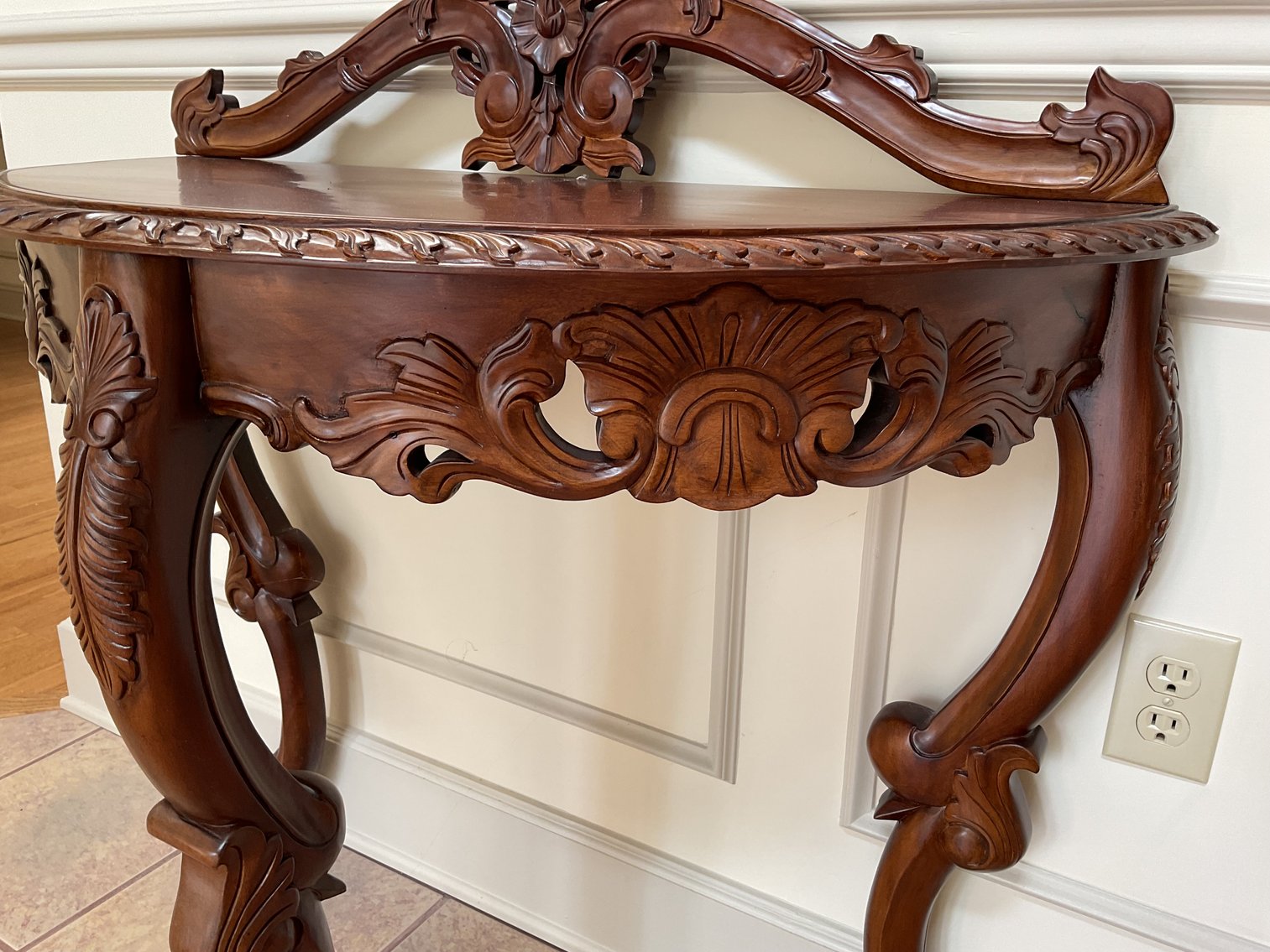 Image for Mahogany Hall Table & Mirror