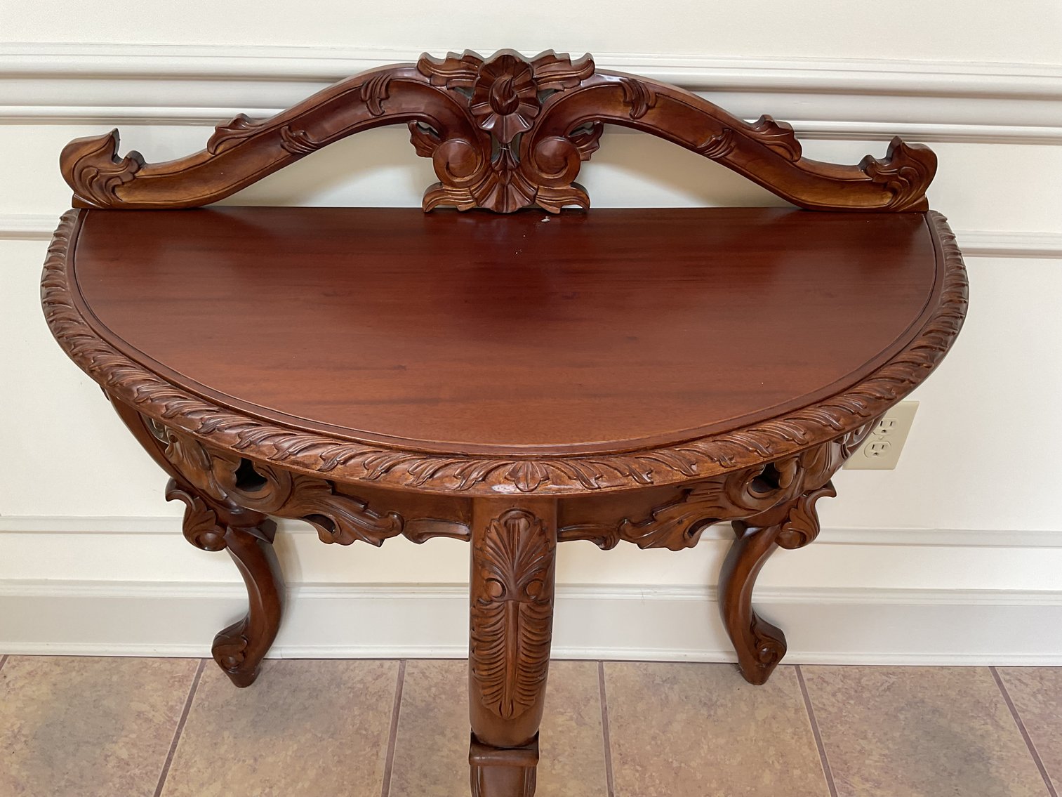 Image for Mahogany Hall Table & Mirror