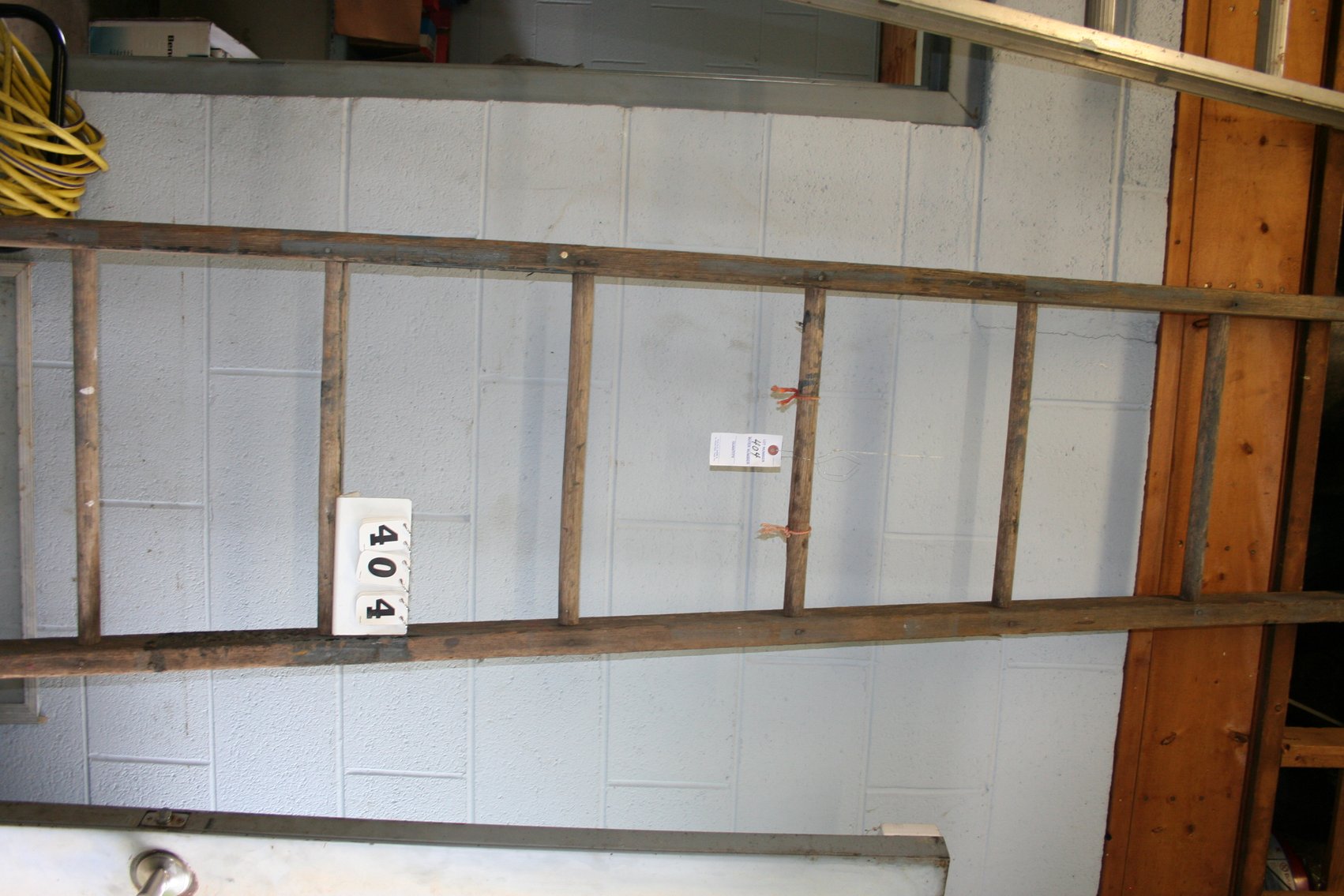 Image for Vintage Wood Ladder 10 Foot