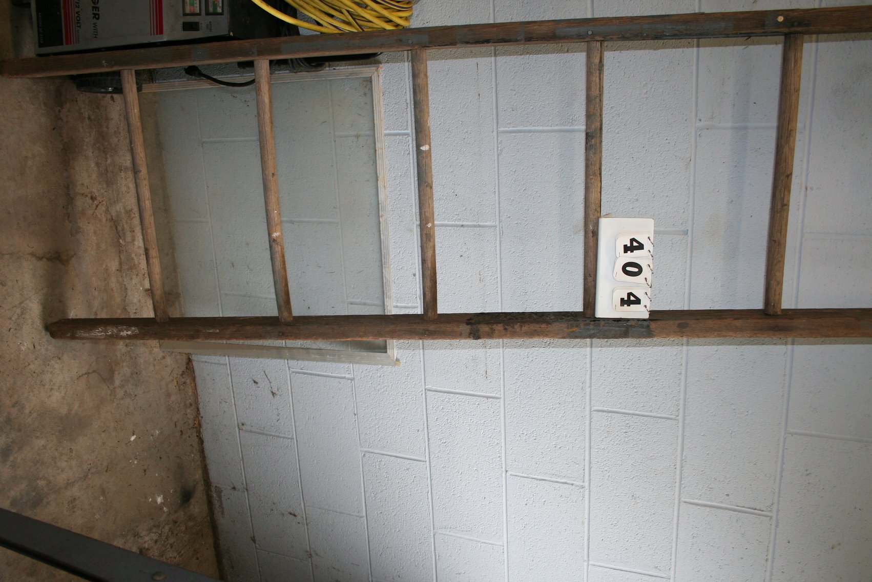 Image for Vintage Wood Ladder 10 Foot