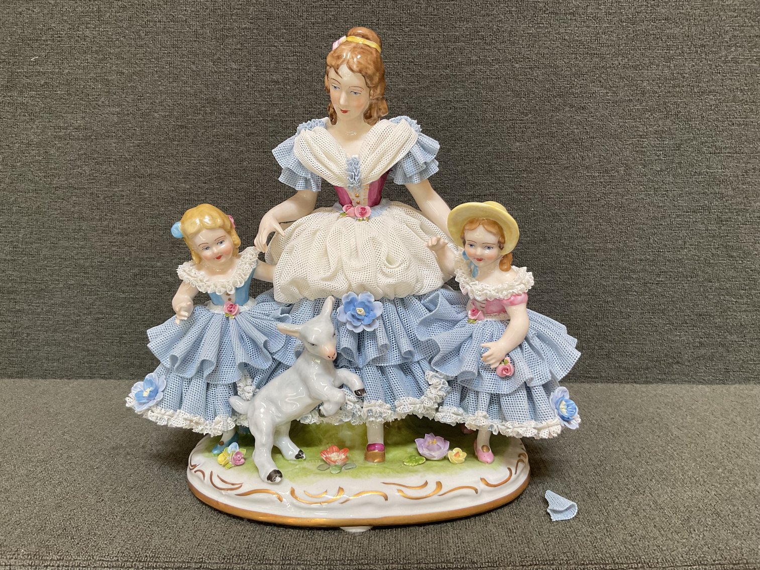 Image for Dresden Lace Figurine by Volkstedt