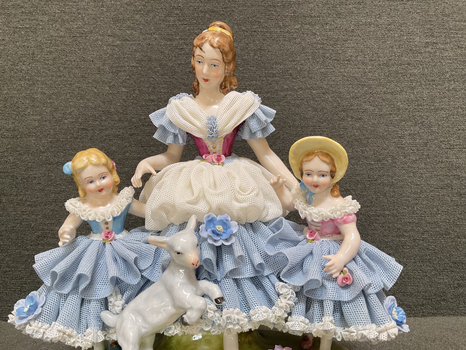 Image for Dresden Lace Figurine by Volkstedt