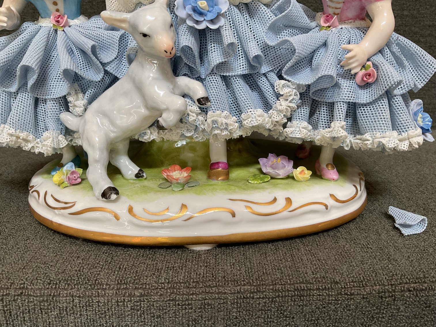 Image for Dresden Lace Figurine by Volkstedt