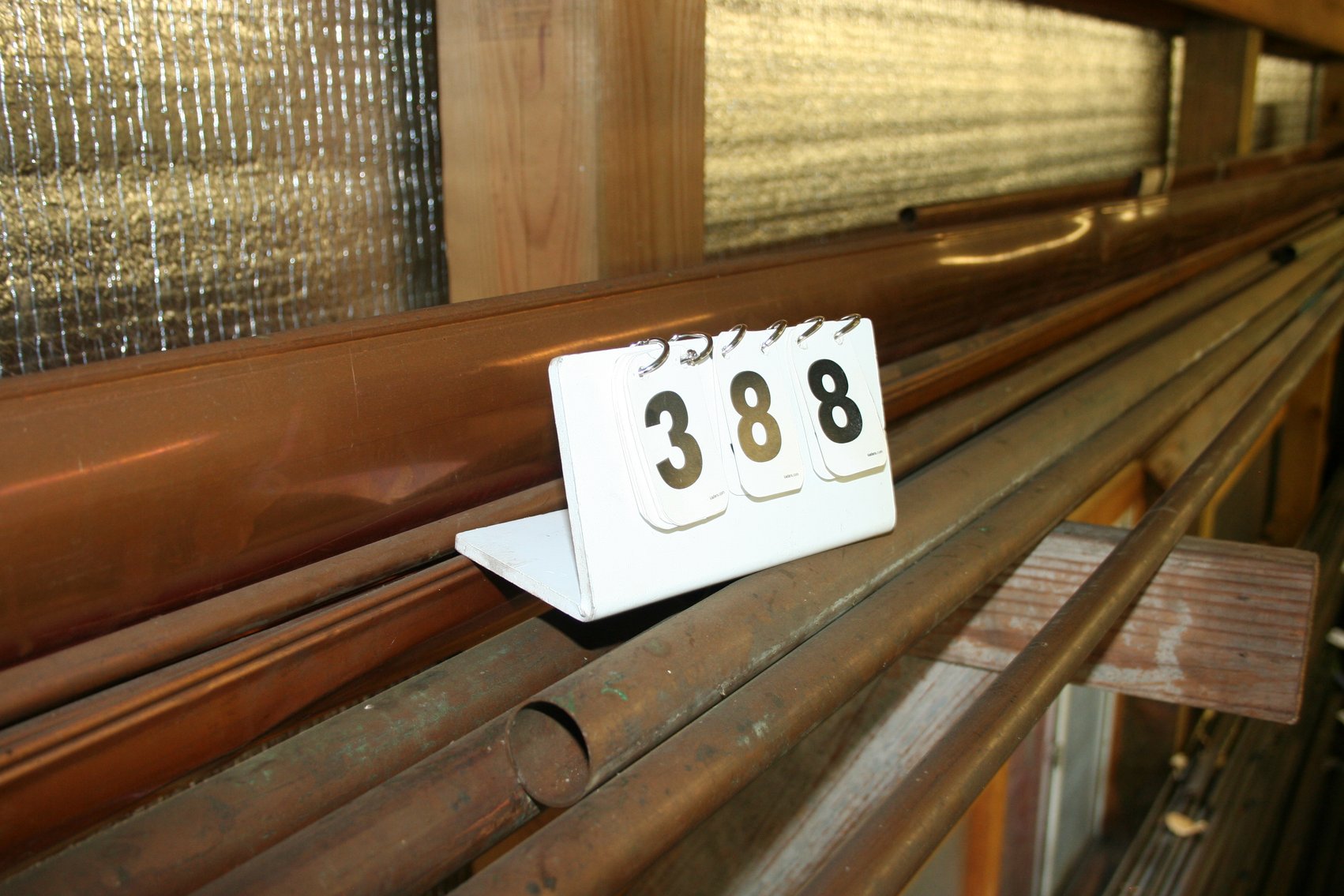 Image for Copper Gutter 18 Foot (20 Pieces) Pipe (8 Pieces)