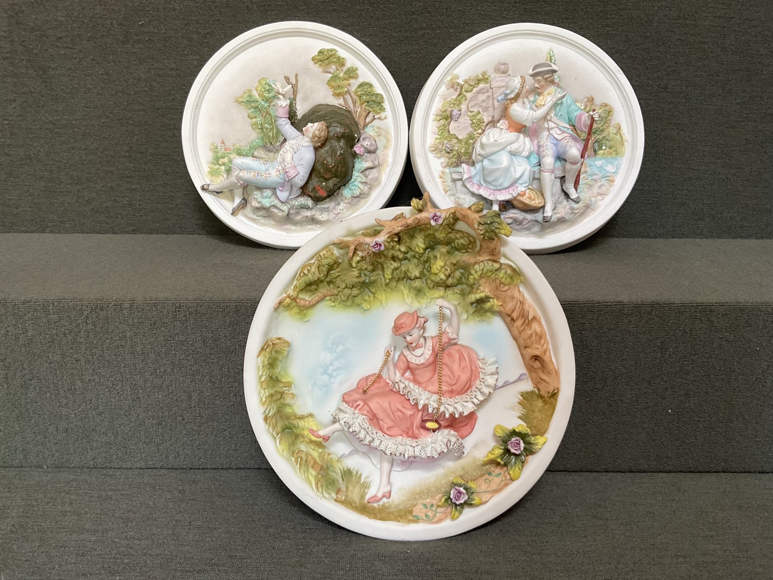 Image for Three Figural Plaques