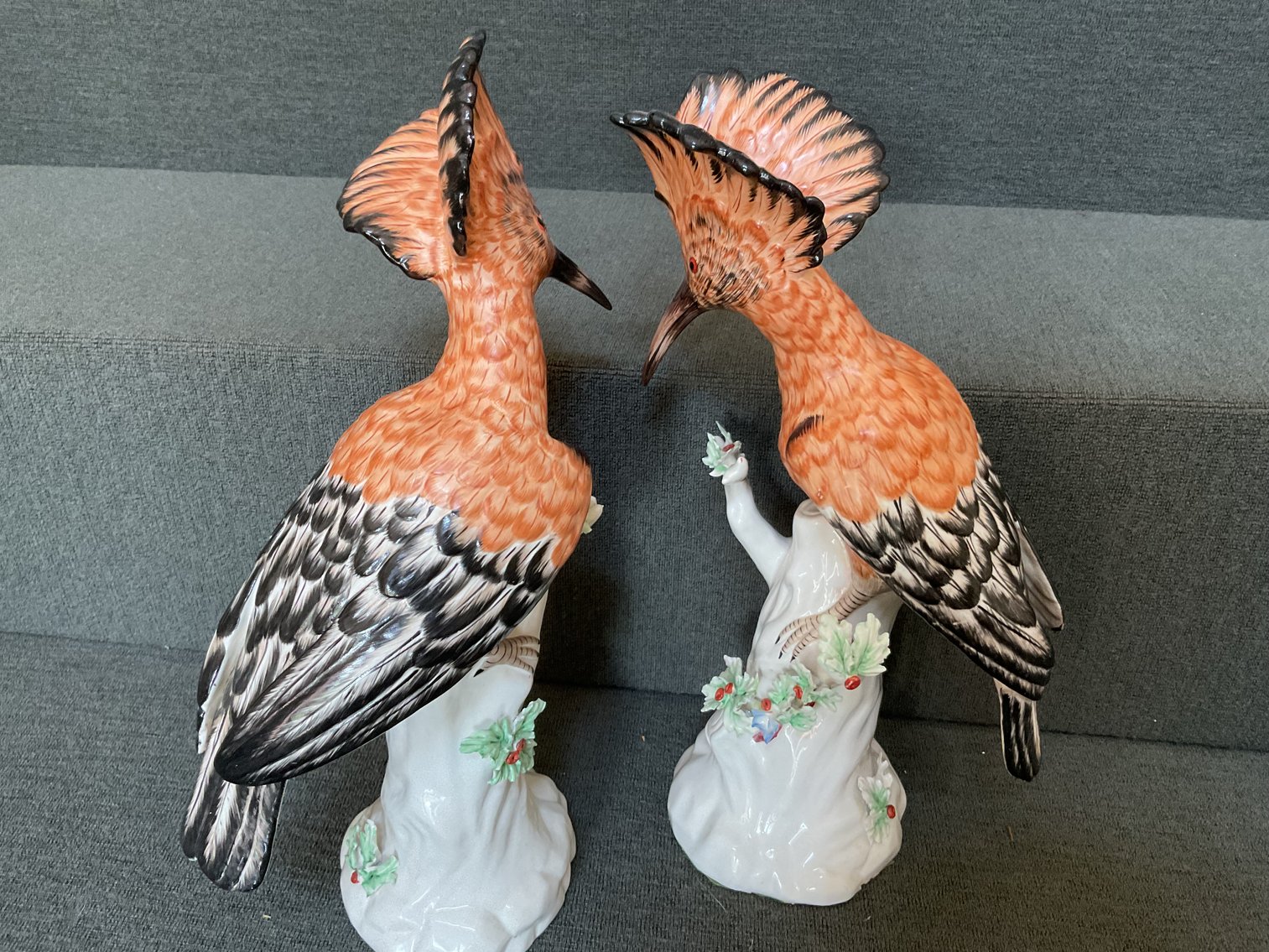 Image for Mottahedeh Hoopie Bird Figurines - Pair