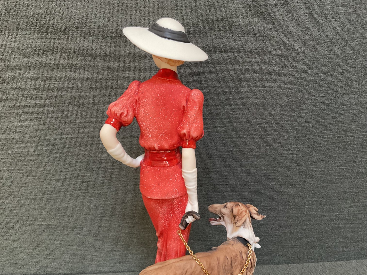 Image for Armani “Florence” Figurine with Afghan Hound by Capodimonte