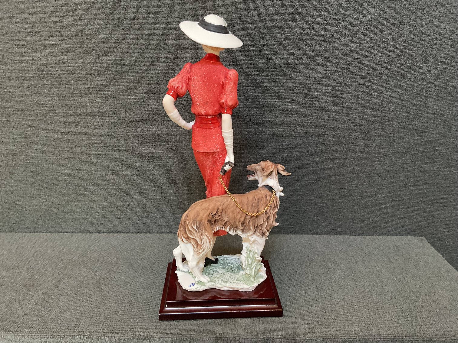 Image for Armani “Florence” Figurine with Afghan Hound by Capodimonte