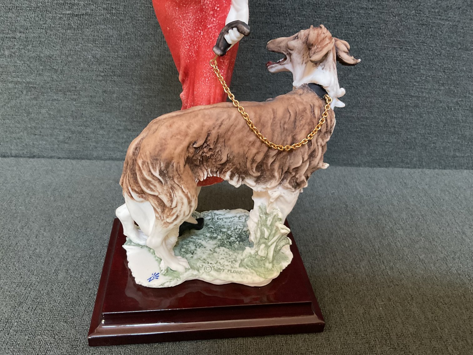 Image for Armani “Florence” Figurine with Afghan Hound by Capodimonte