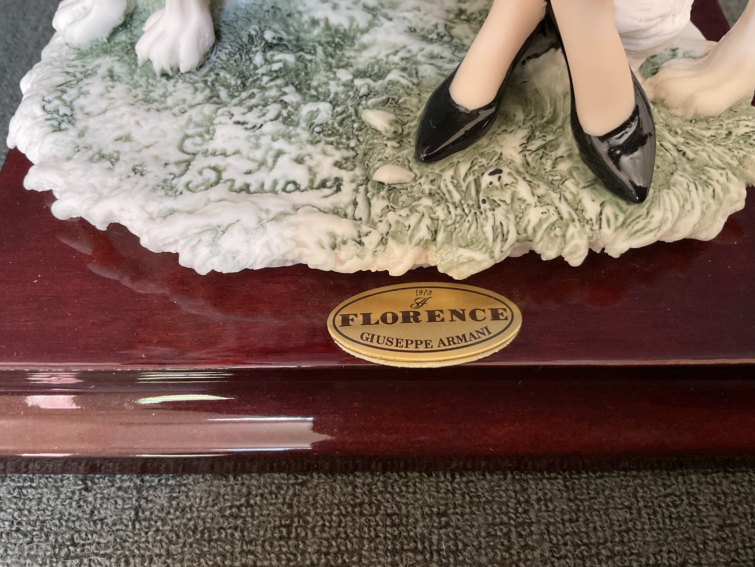 Image for Armani “Florence” Figurine with Afghan Hound by Capodimonte