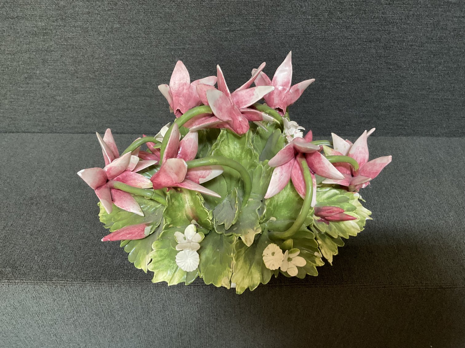 Image for Capodimonte Cyclamen Centerpiece
