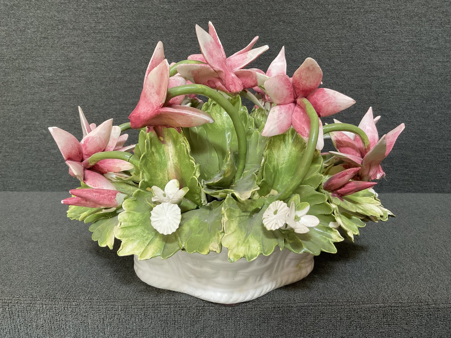 Image for Capodimonte Cyclamen Centerpiece