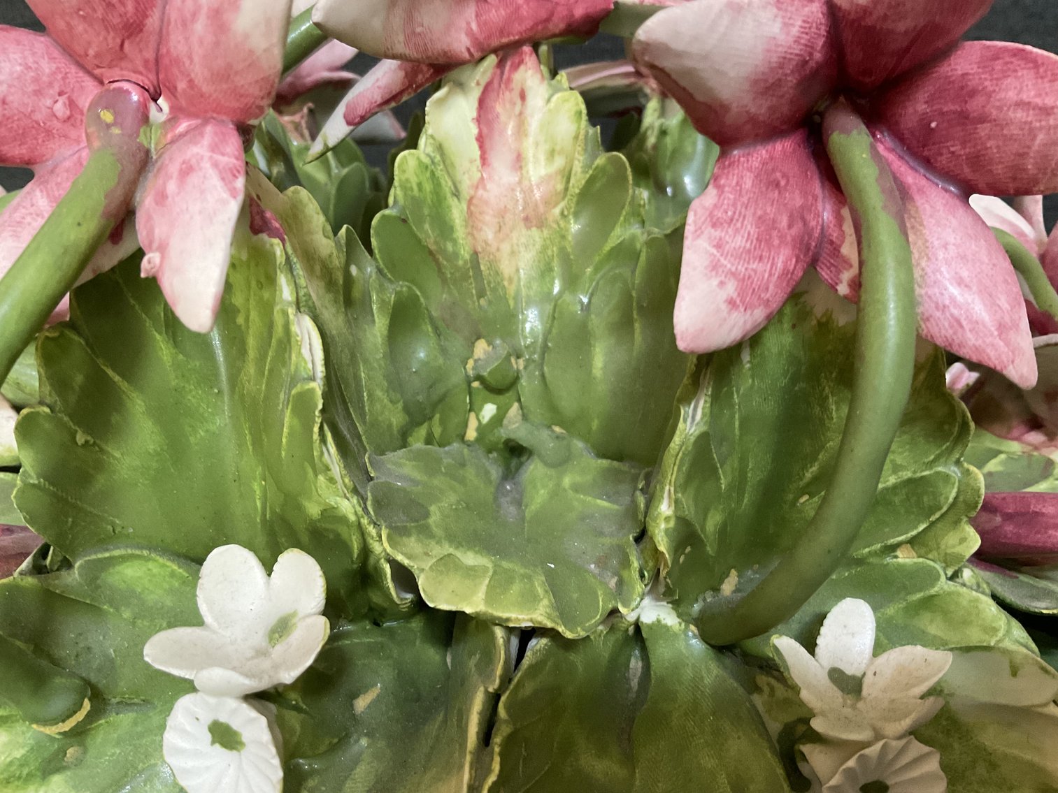 Image for Capodimonte Cyclamen Centerpiece