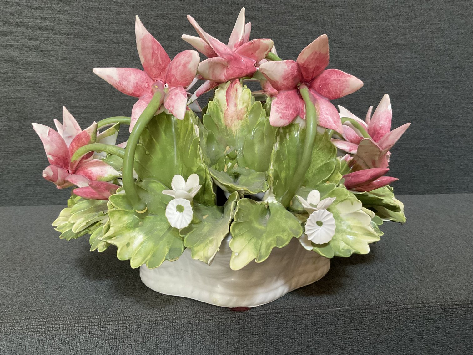 Image for Capodimonte Cyclamen Centerpiece