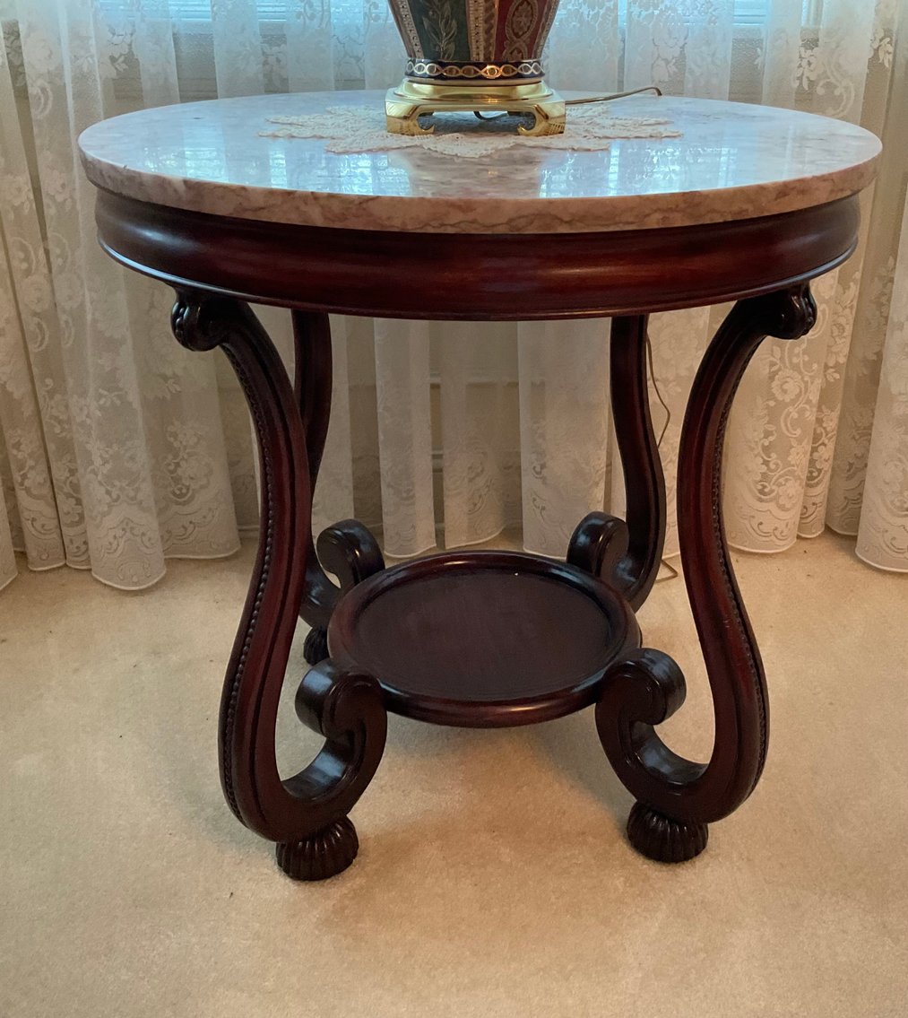 Image for Mahogany and Marble Table