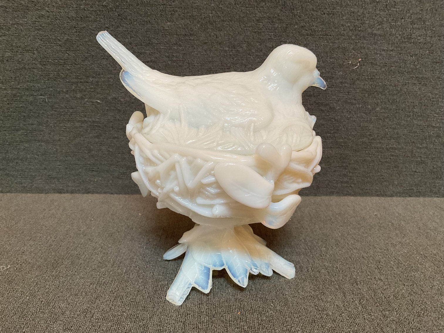 Image for Westmoreland Milk Glass Bird on Nest