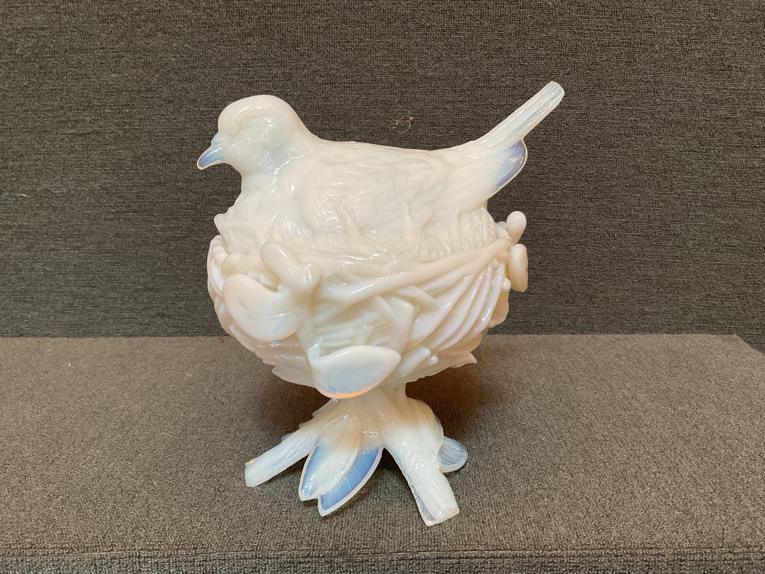 Image for Westmoreland Milk Glass Bird on Nest