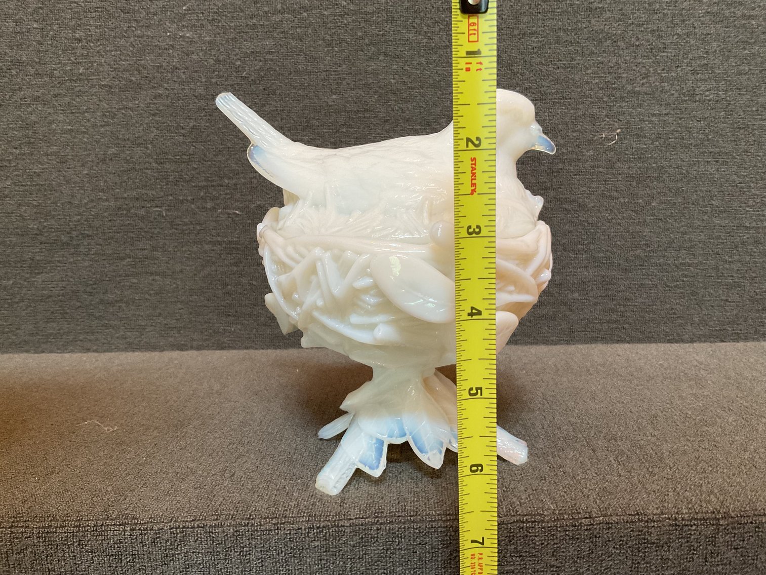 Image for Westmoreland Milk Glass Bird on Nest