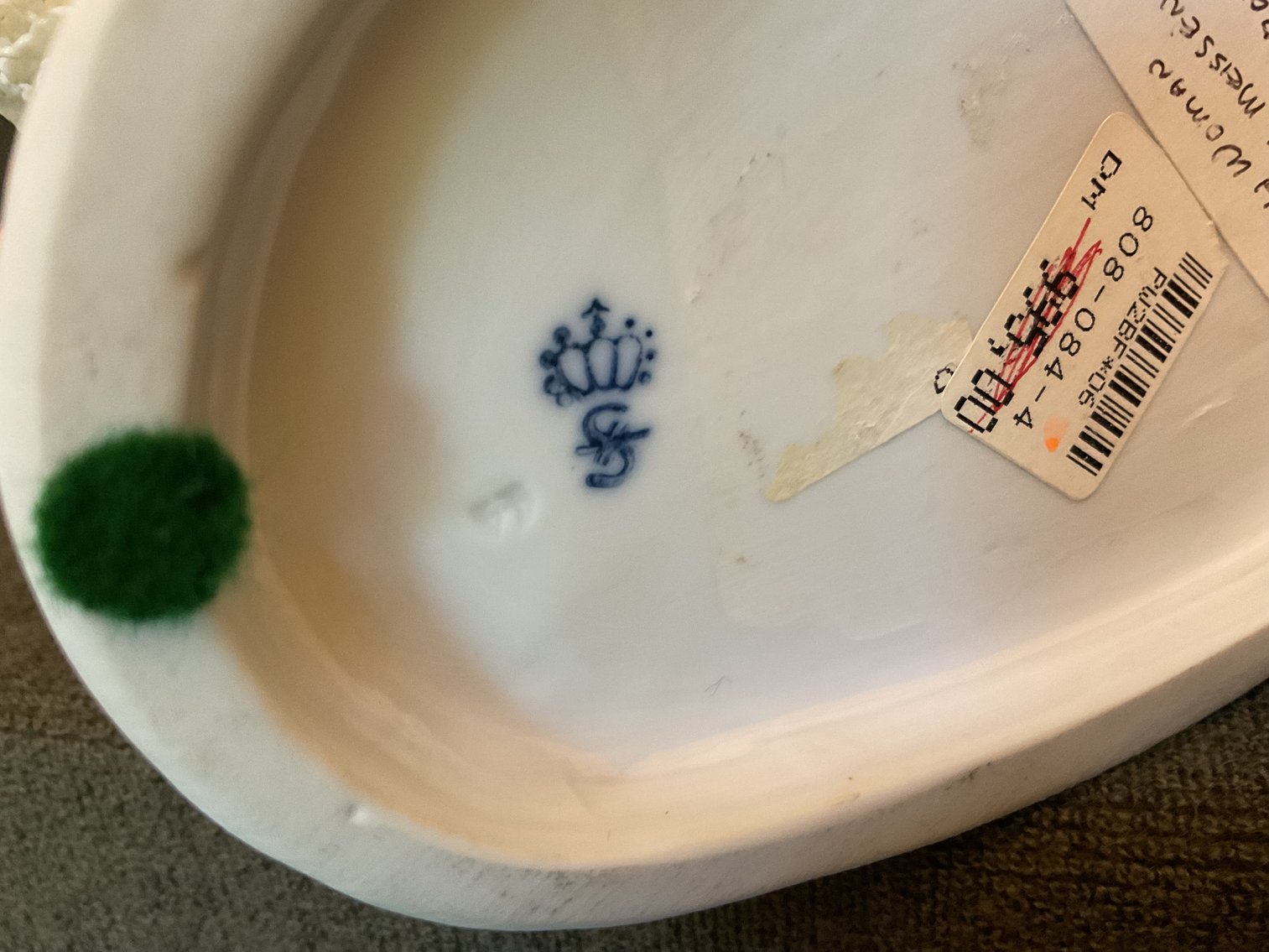 Image for Rare Dresden Lace Sitzendorf Dancing Couple