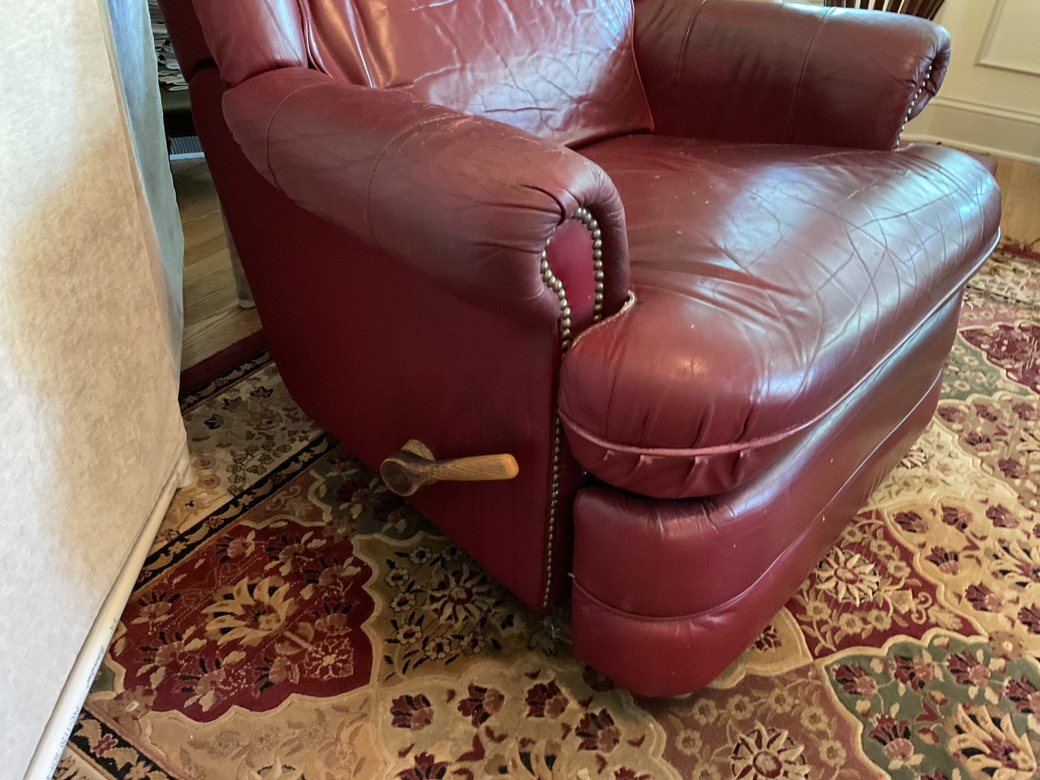 Image for Lazy Boy Leather Recliner