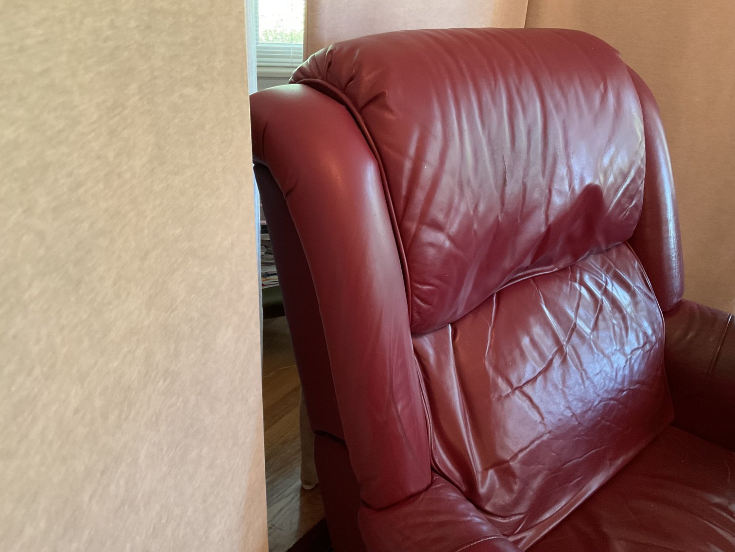 Image for Lazy Boy Leather Recliner