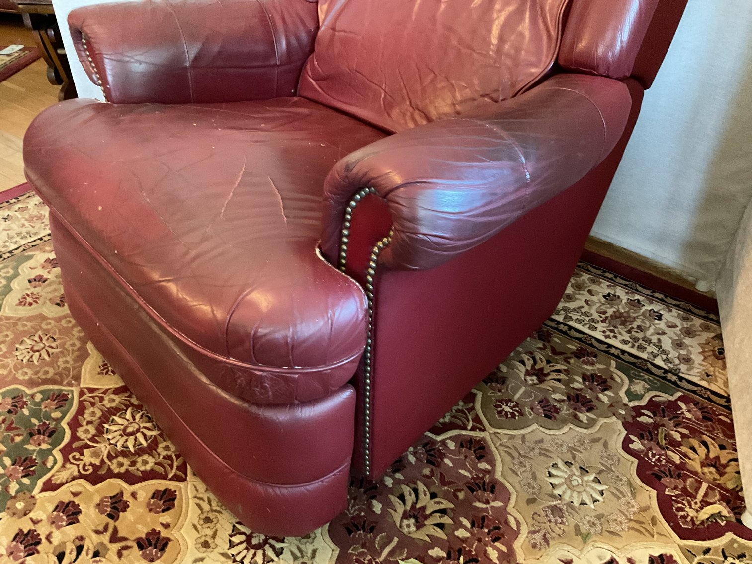 Image for Lazy Boy Leather Recliner