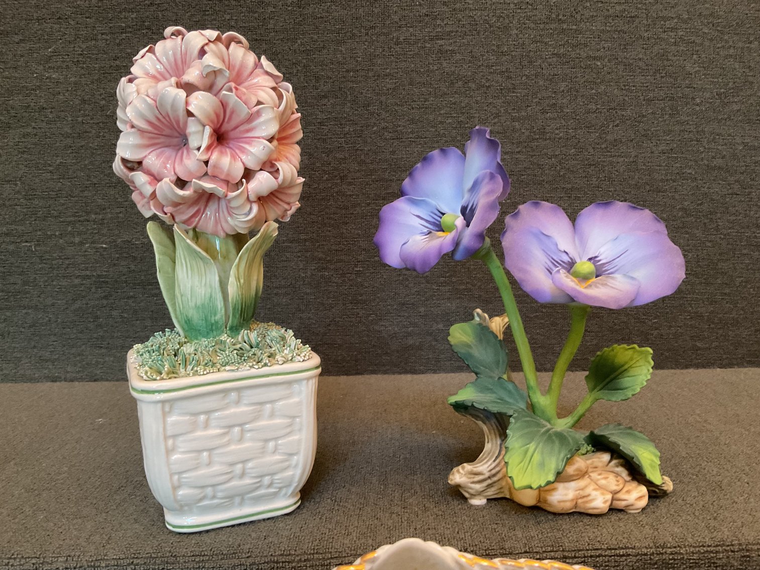 Image for Reticulated Bowl and Porcelain Flowers