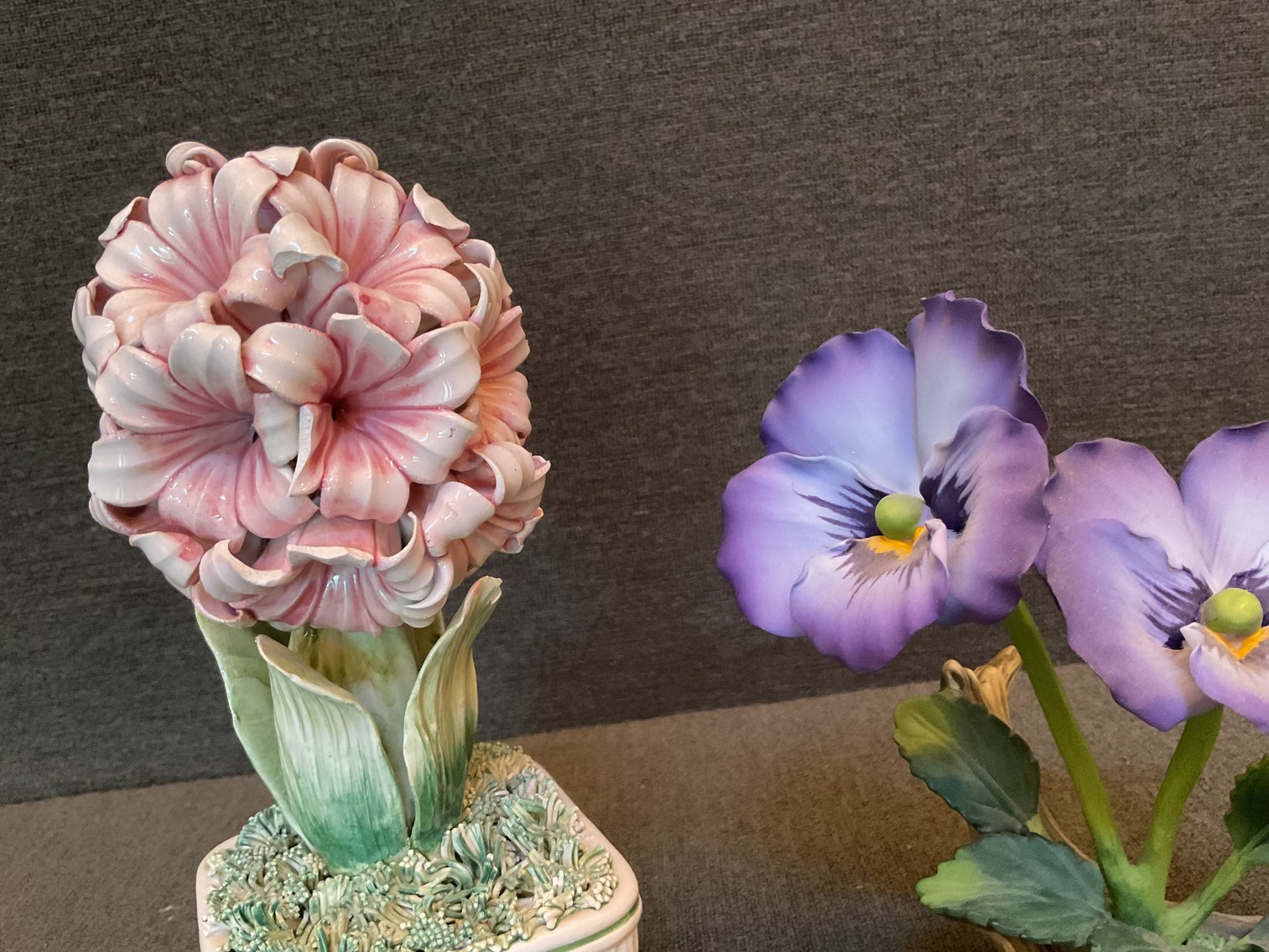 Image for Reticulated Bowl and Porcelain Flowers