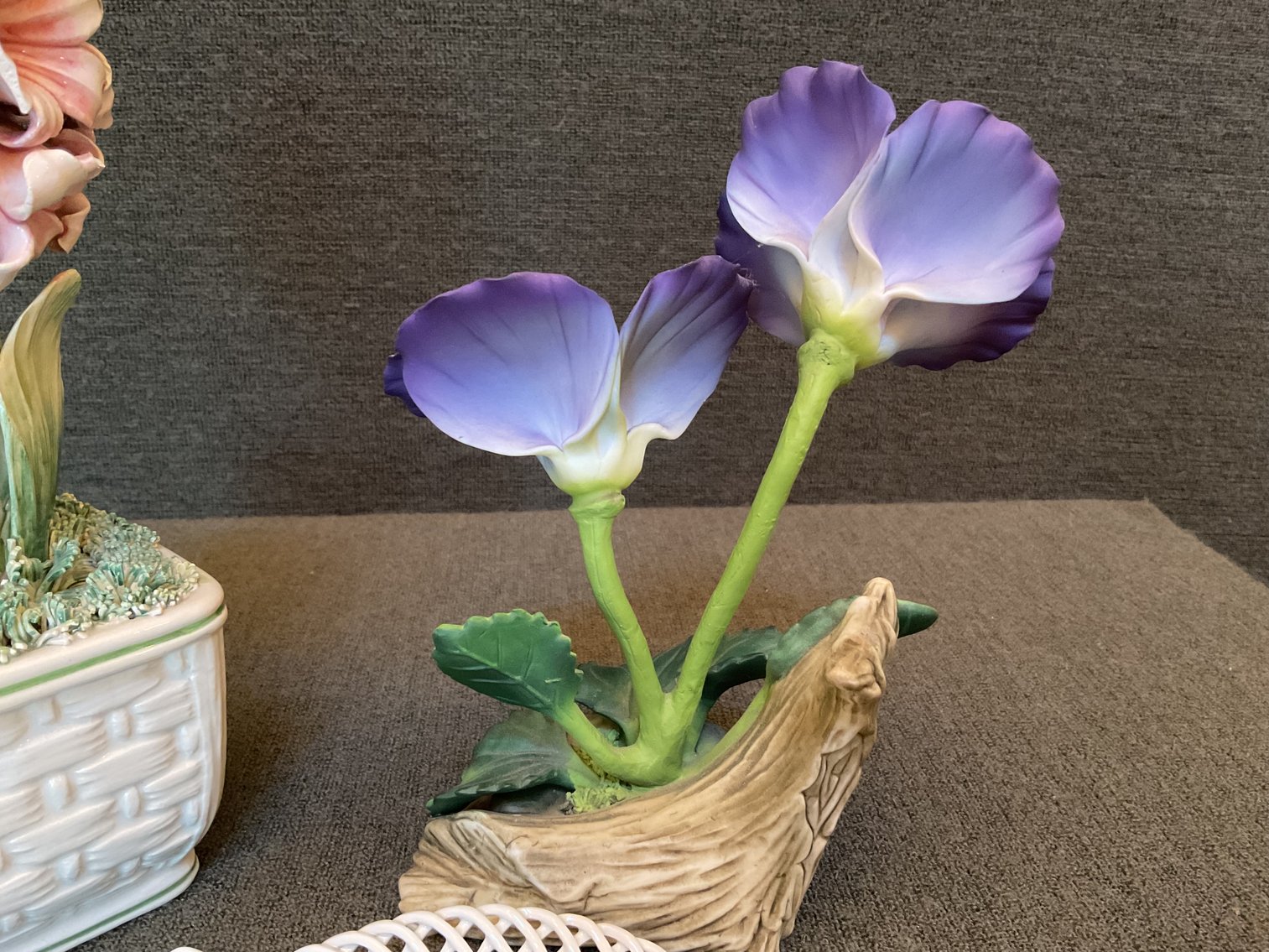 Image for Reticulated Bowl and Porcelain Flowers