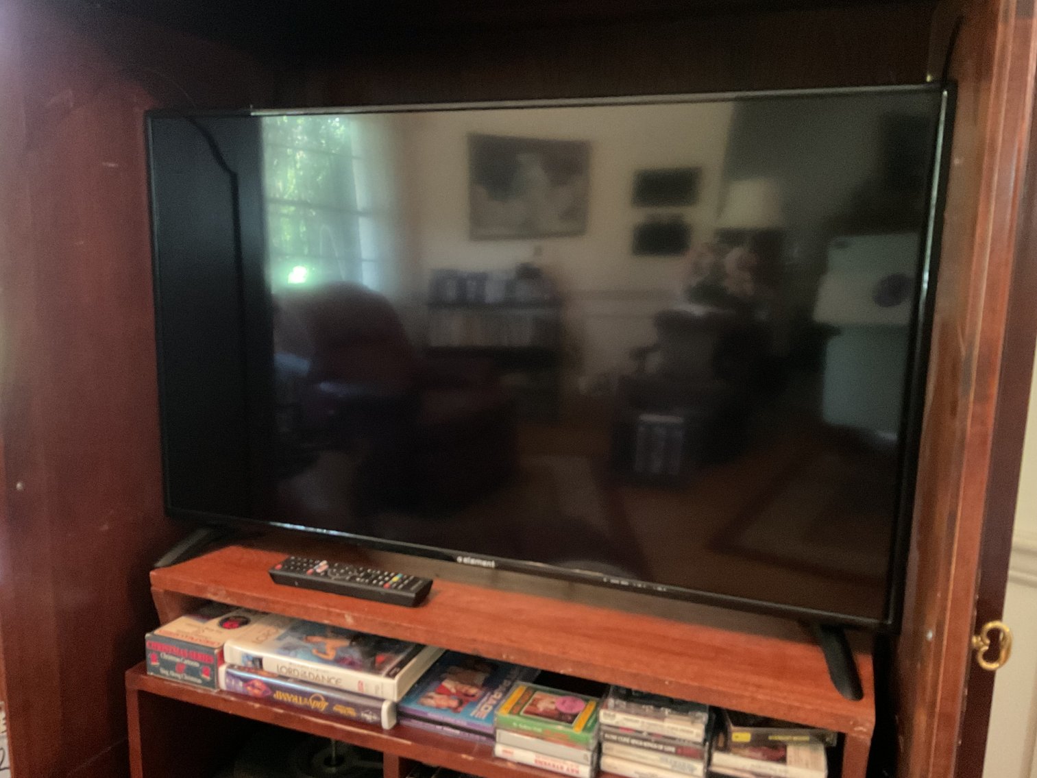 Image for Entertainment Center with Contents