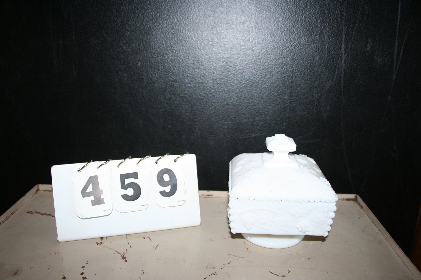 Image for West Morland Milk Glass Candy Dish