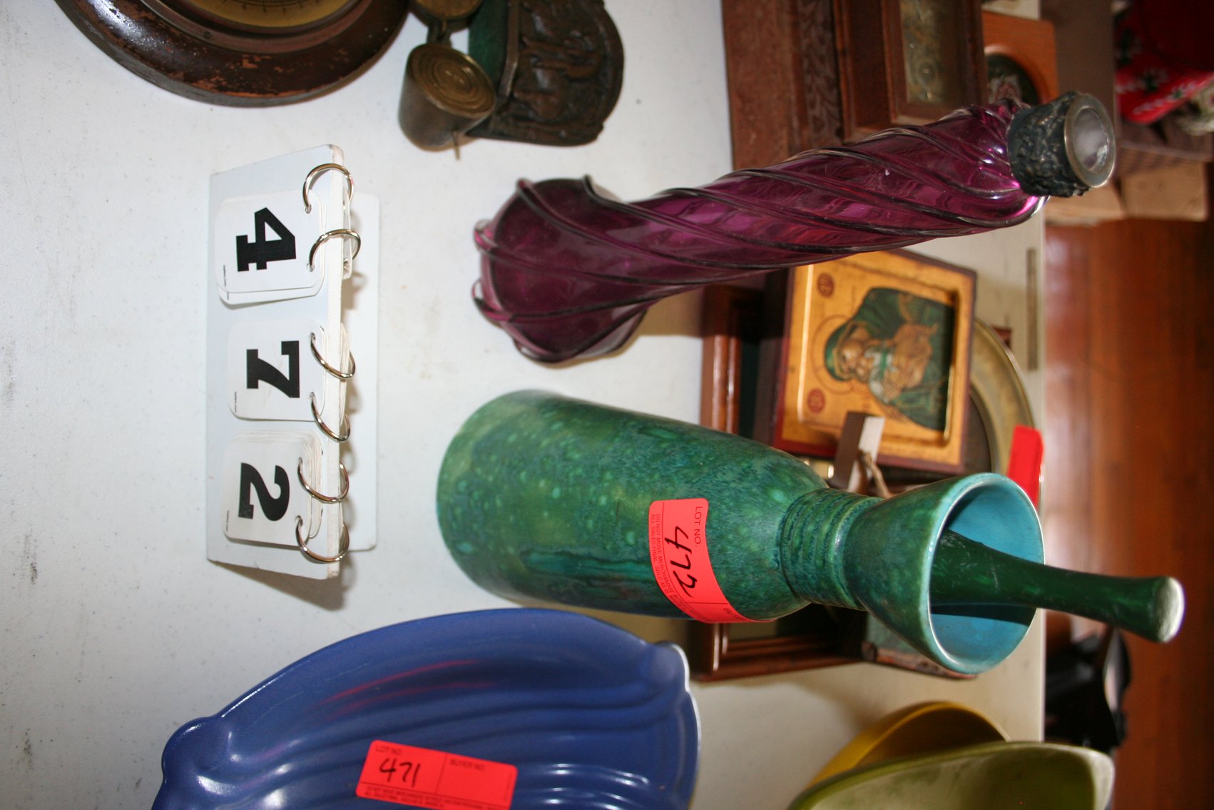 Image for Vintage Glass, Bafredia English Decanter (2)