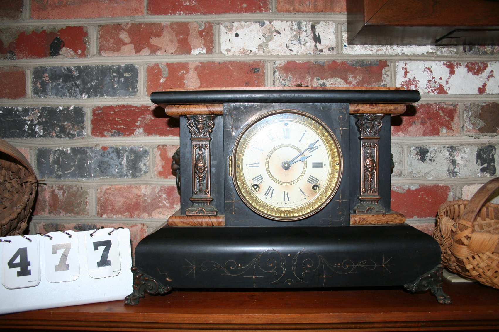 Image for Seth Thomas Mantle Clock 8 Day (Running)