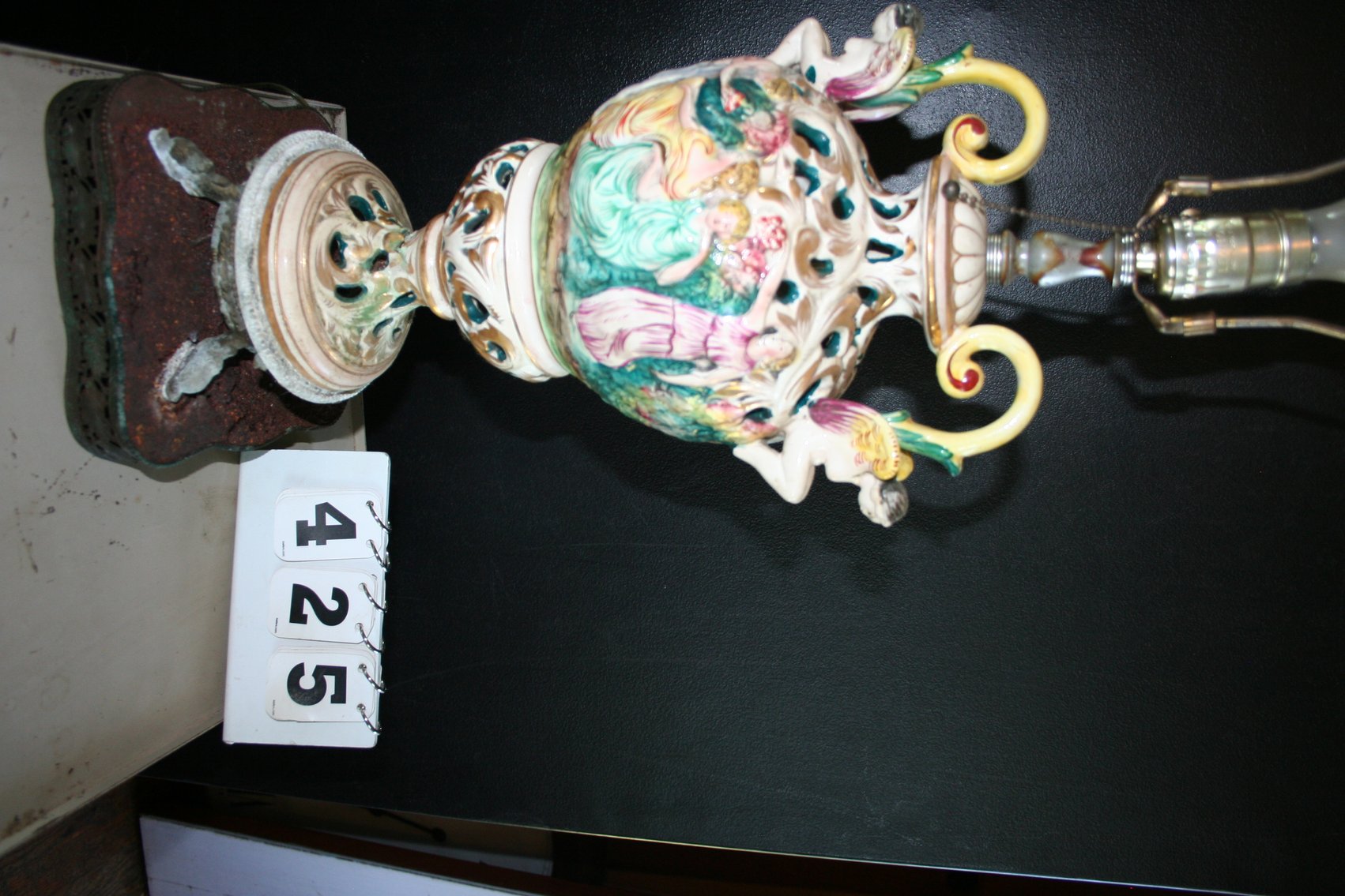 Image for Capodimonte Lamp Vintage (Fair Condition)
