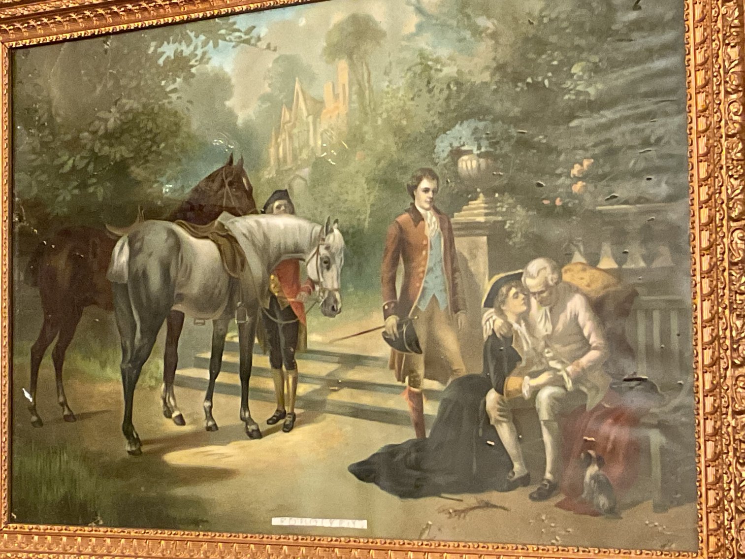 Image for Print in Antique Frame