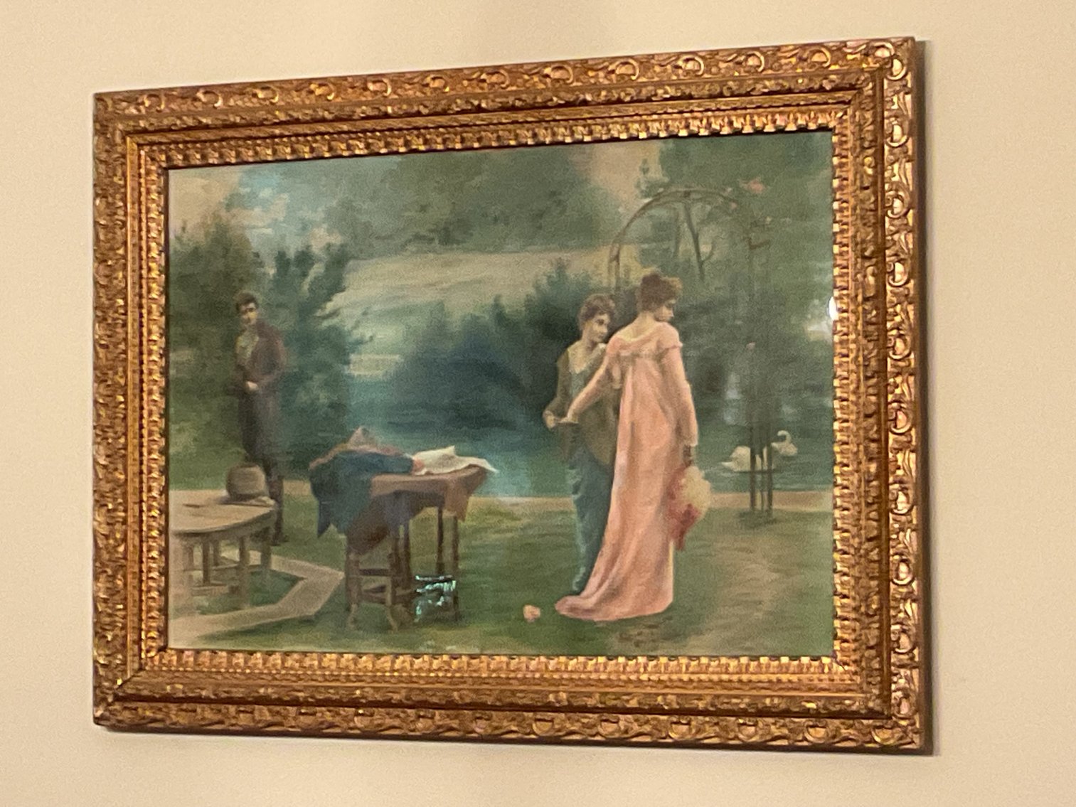 Image for Print in Antique Frame