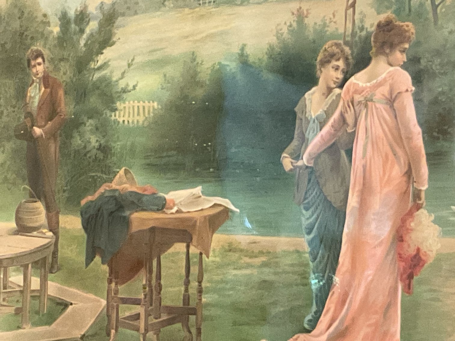 Image for Print in Antique Frame