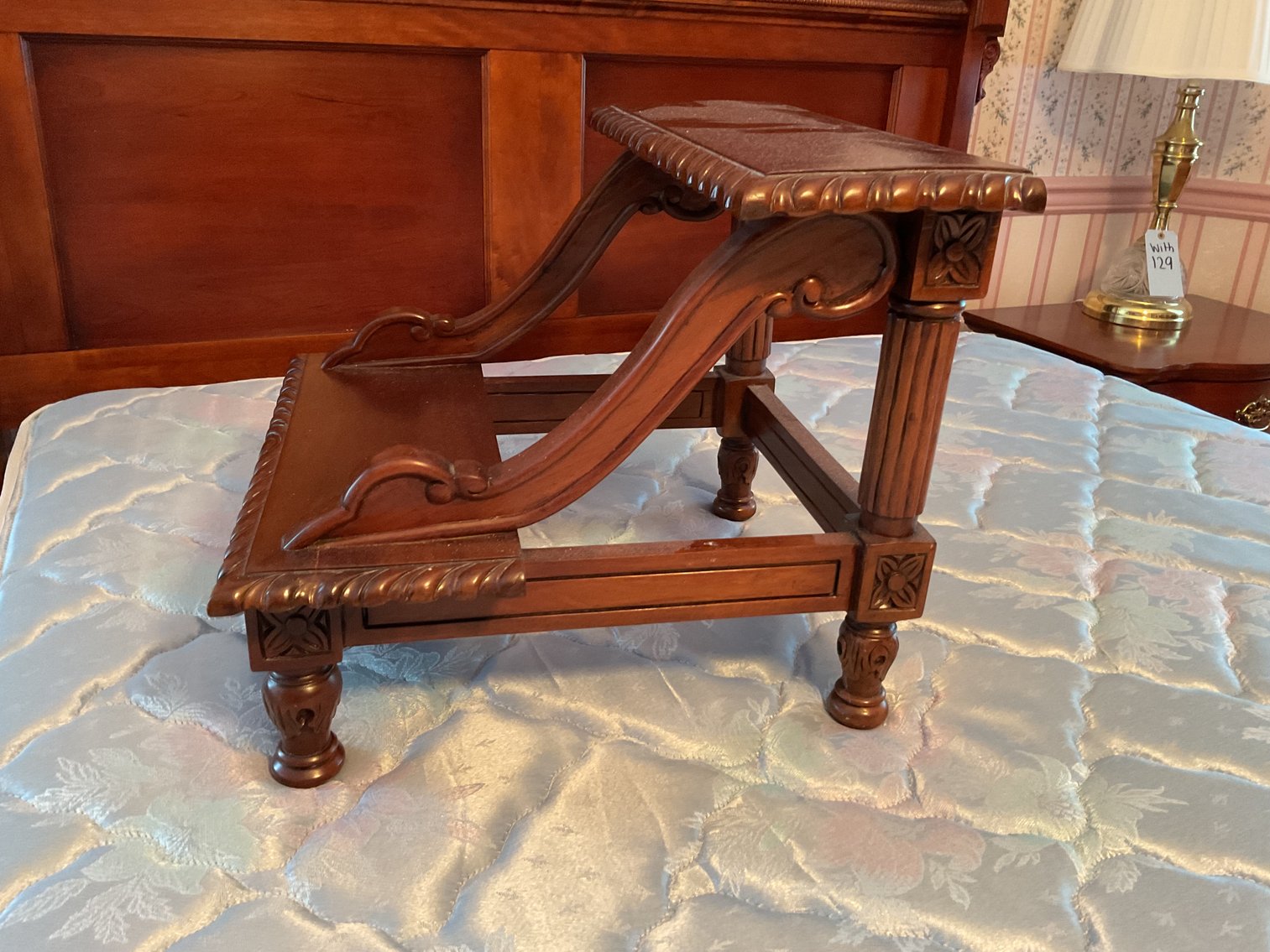 Image for Mahogany Bed Steps
