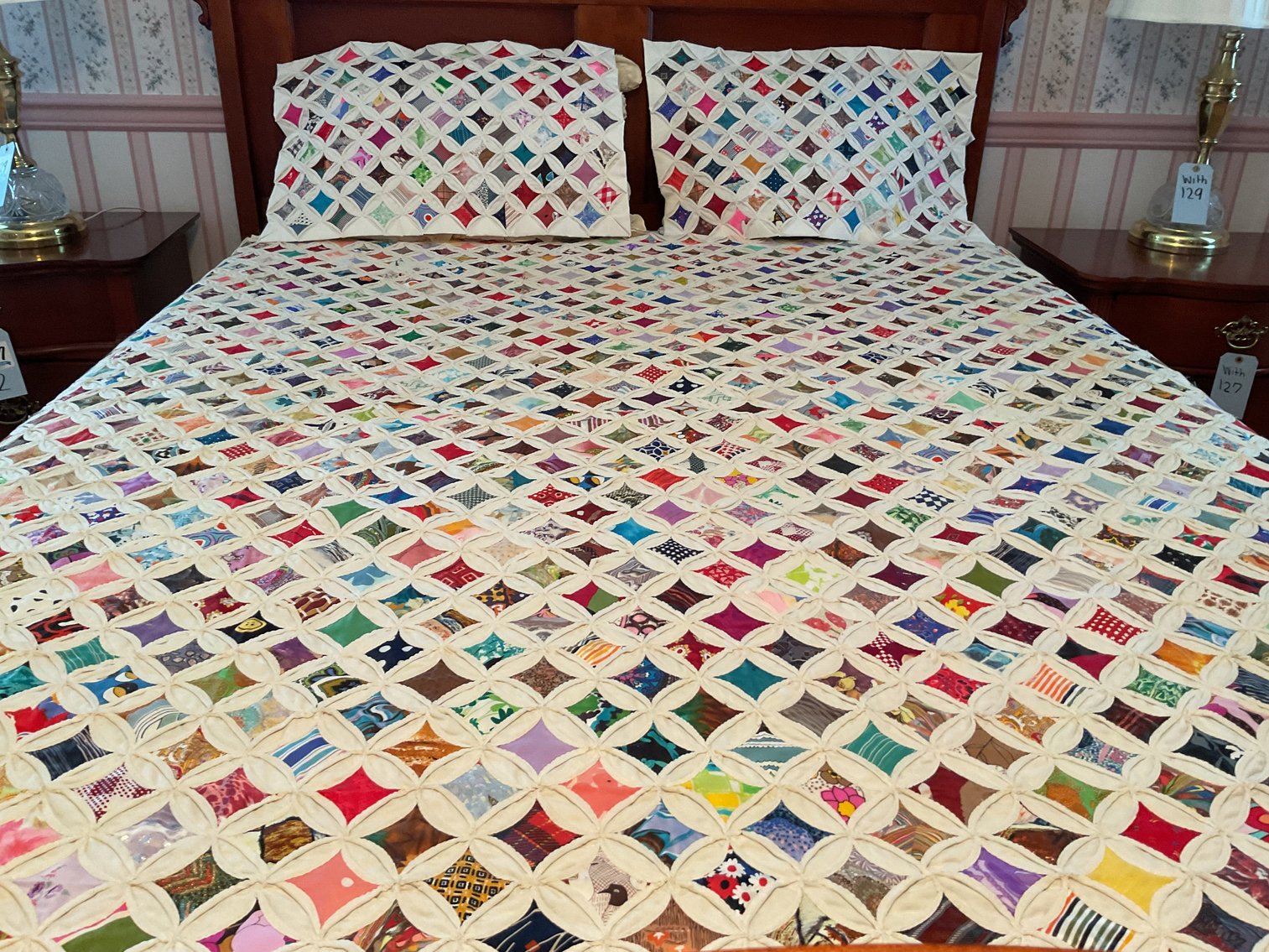 Image for Cathedral Window Quilt and Shams