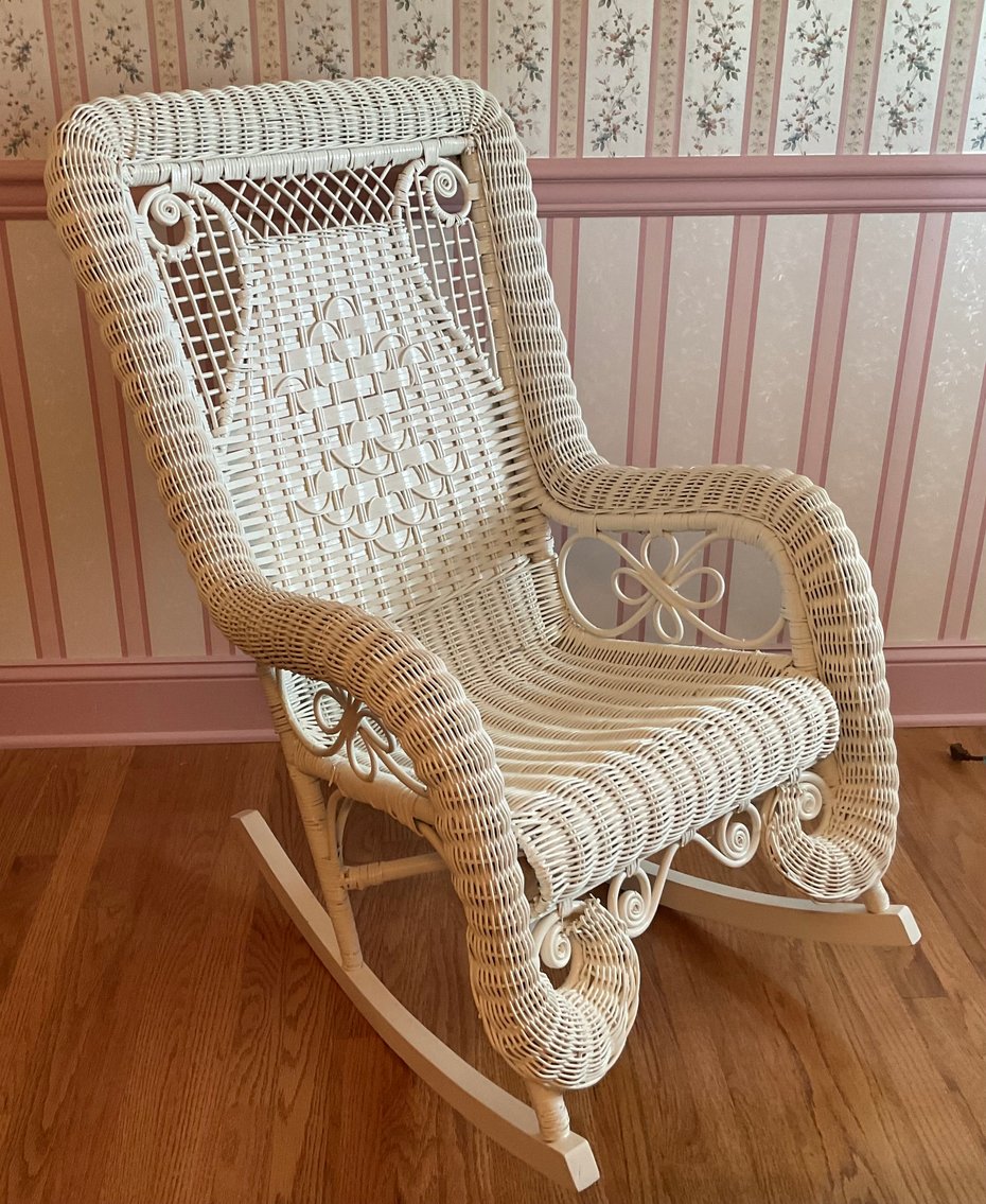 Image for Antique Wicker Rocker