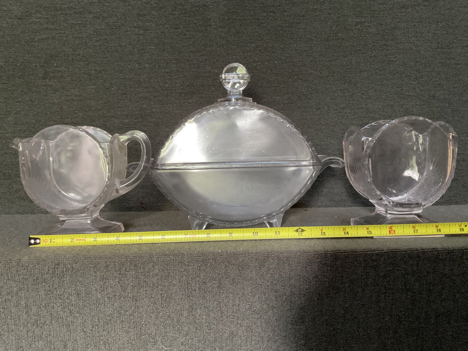 Image for EAPG Sugar, Creamer, and Cheese Box