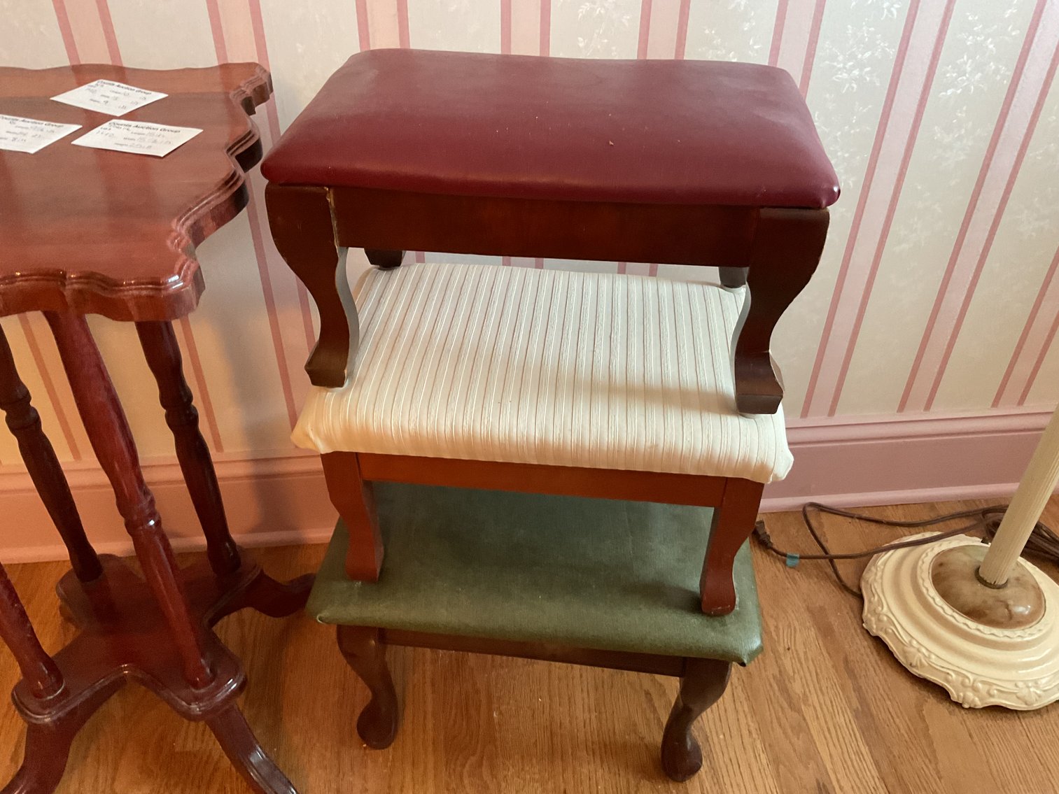 Image for Foot Stools and Hand Made Table