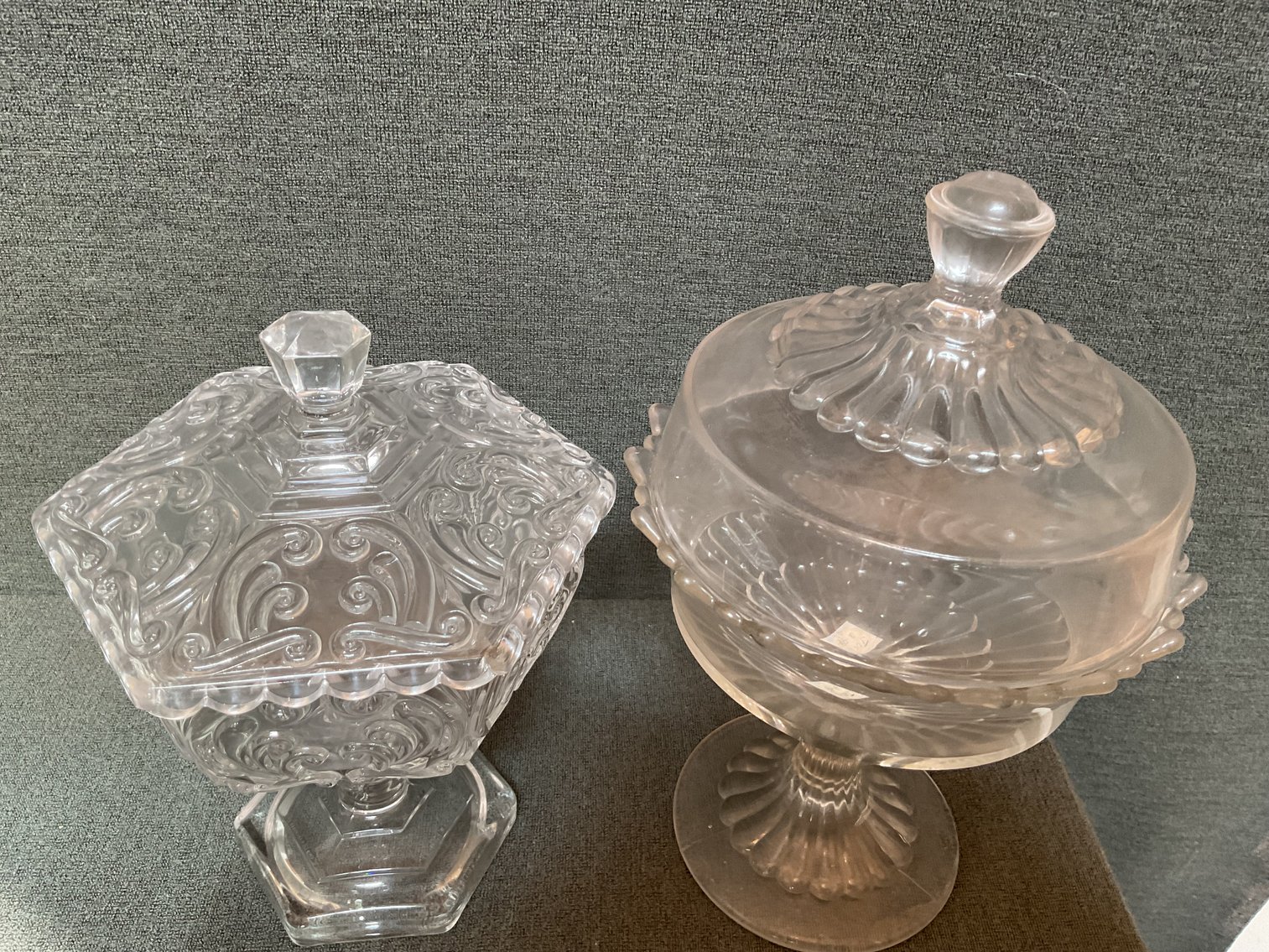 Image for Pressed Glass Compotes