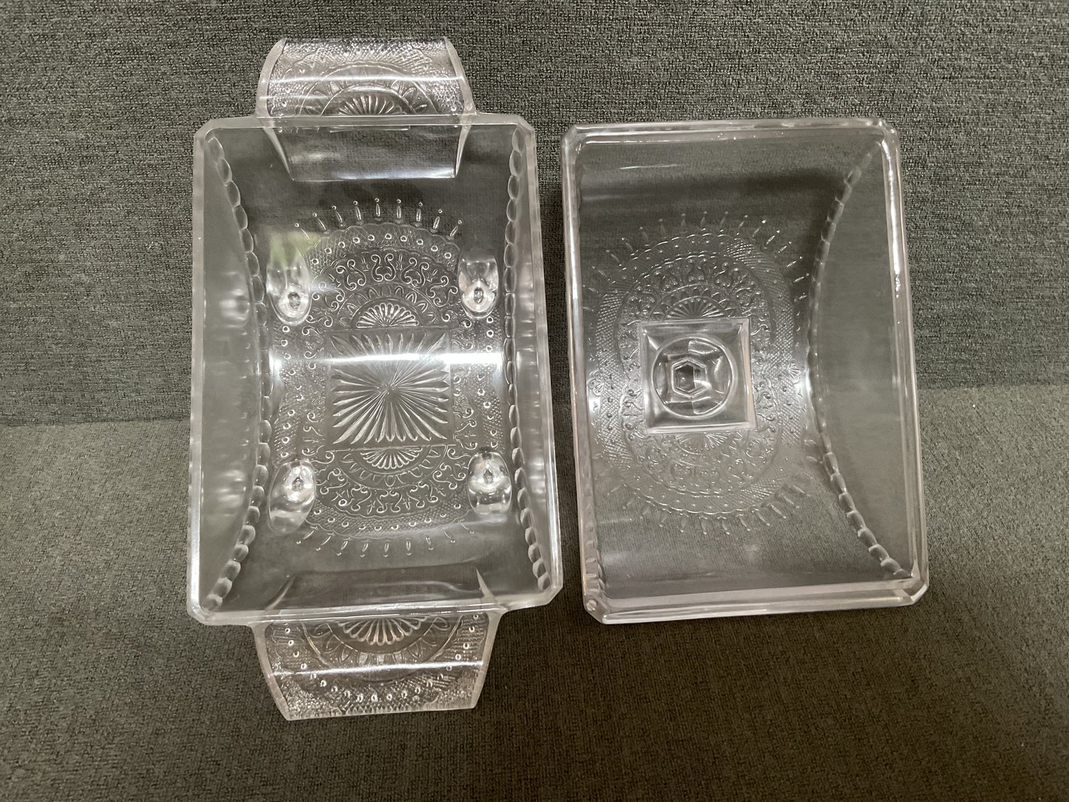 Image for EAPG Sugar, Creamer, and Cheese Box