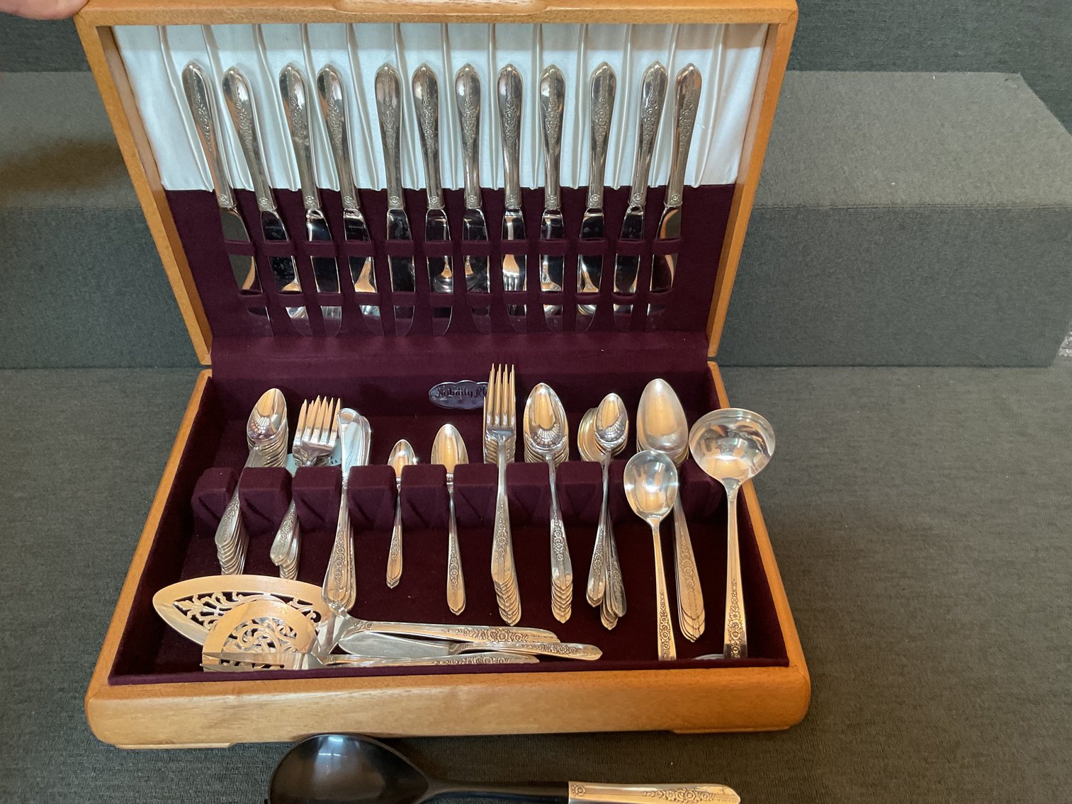 Image for Nobility Silver Plate Set for 12!!!