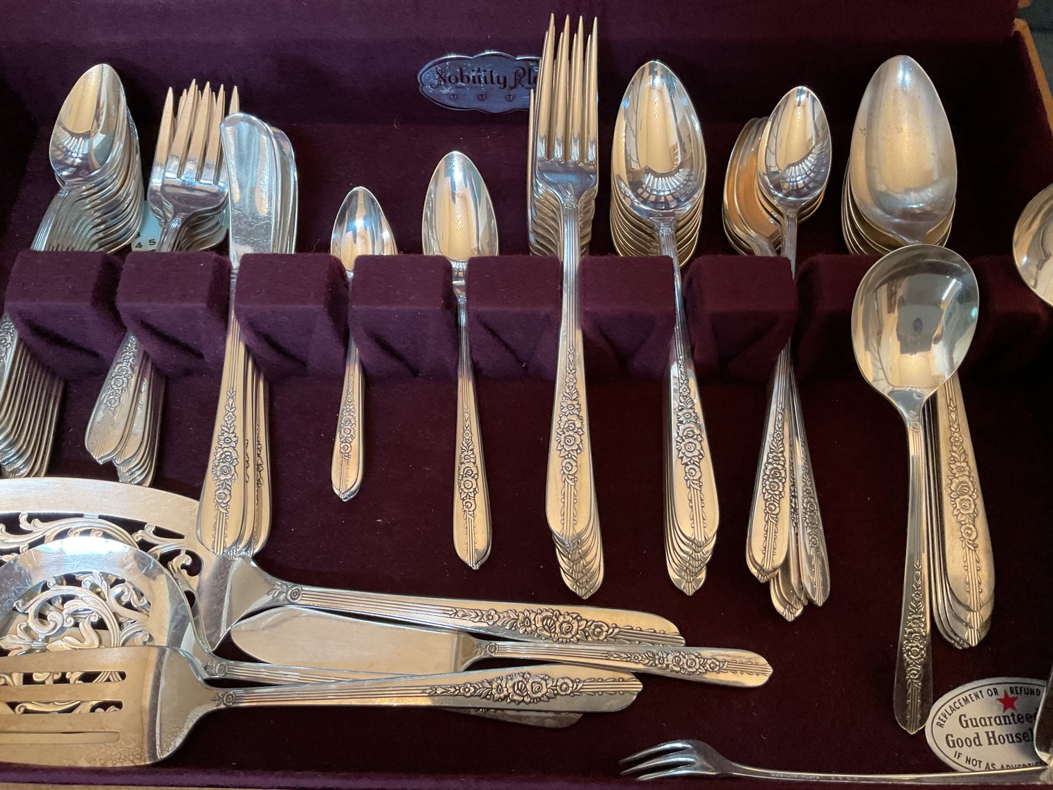 Image for Nobility Silver Plate Set for 12!!!